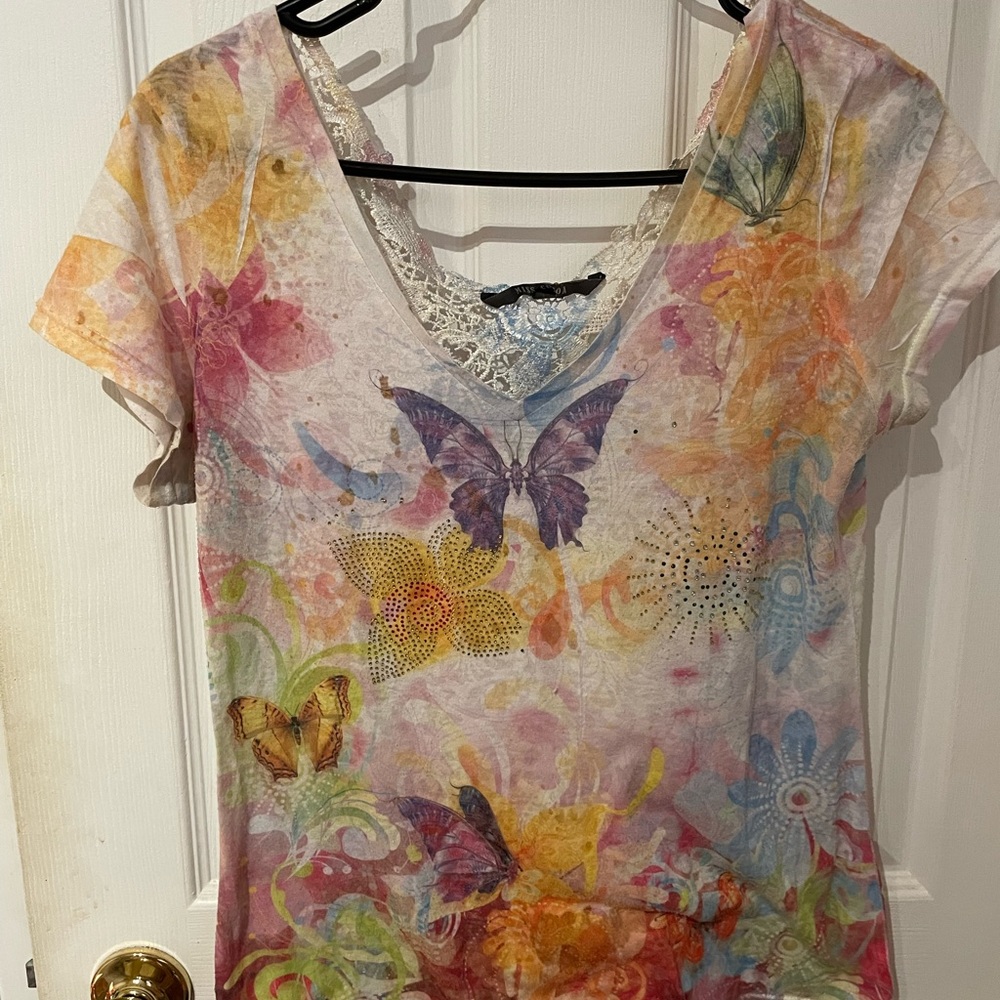 Women's colourful top!